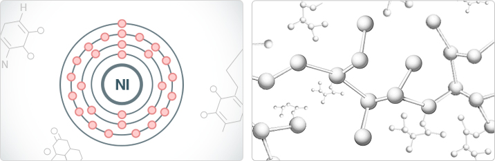 니켈이 성질을 나타나내는 원소화학